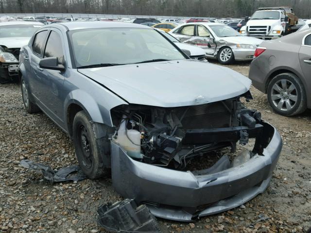 1B3CC4FB8AN171153 - 2010 DODGE AVENGER SX SILVER photo 1