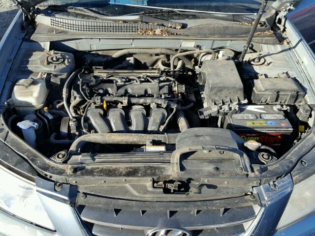 5NPET46C59H476668 - 2009 HYUNDAI SONATA GLS BLUE photo 7