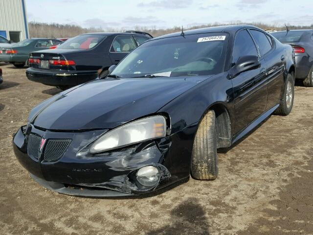 2G2WS522X51355449 - 2005 PONTIAC GRAND PRIX BLACK photo 2