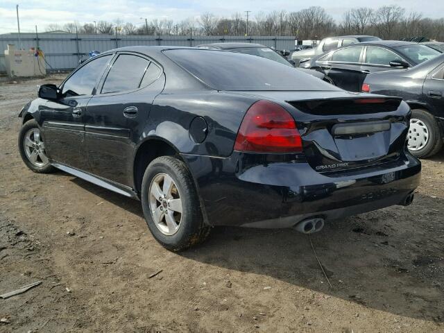 2G2WS522X51355449 - 2005 PONTIAC GRAND PRIX BLACK photo 3