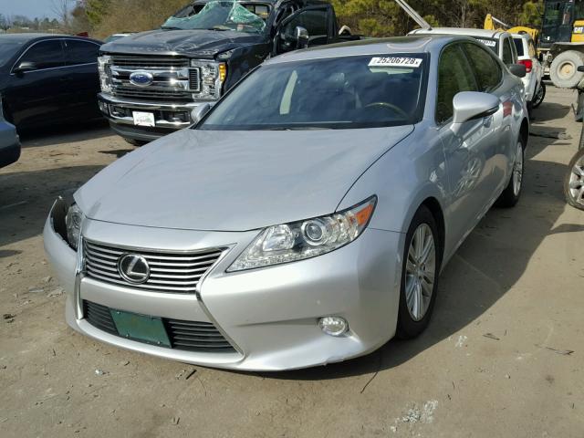 JTHBK1GGXF2193815 - 2015 LEXUS ES 350 SILVER photo 2