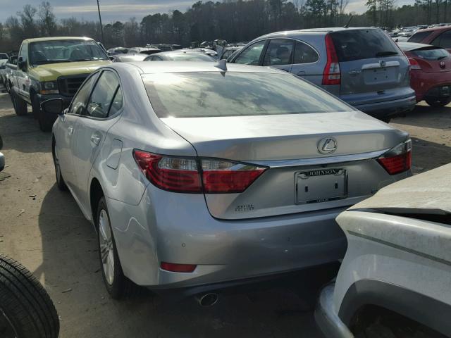 JTHBK1GGXF2193815 - 2015 LEXUS ES 350 SILVER photo 3