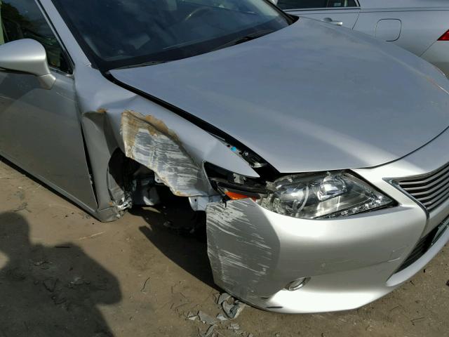 JTHBK1GGXF2193815 - 2015 LEXUS ES 350 SILVER photo 9