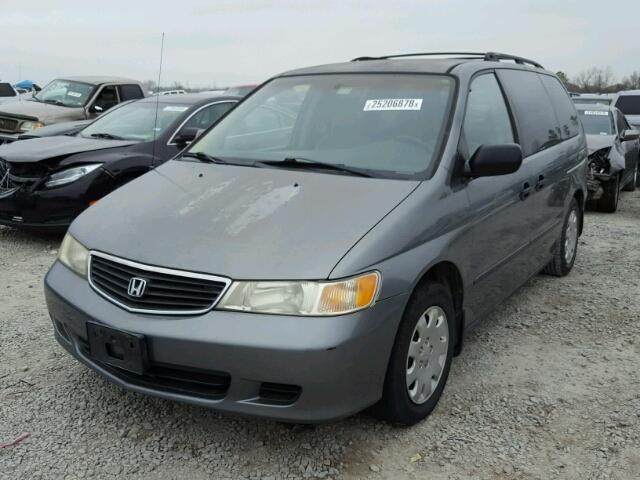 2HKRL1854YH010324 - 2000 HONDA ODYSSEY LX BLUE photo 2