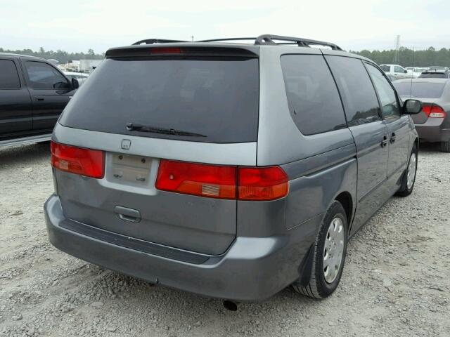 2HKRL1854YH010324 - 2000 HONDA ODYSSEY LX BLUE photo 4