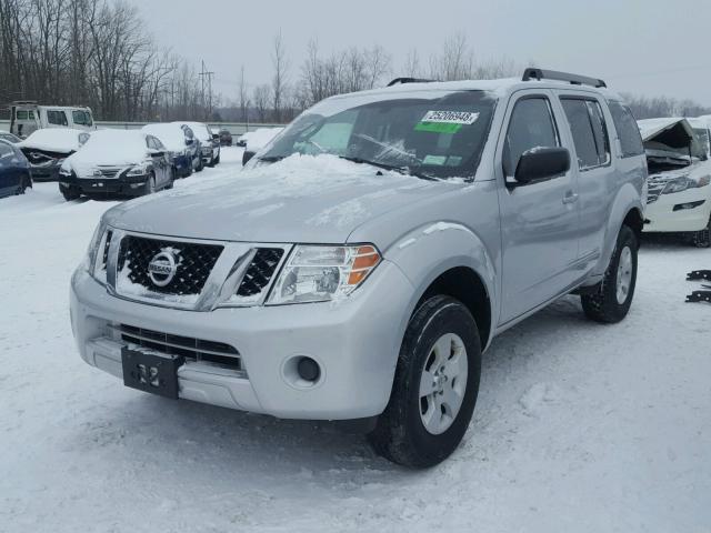 5N1AR1NB9CC637235 - 2012 NISSAN PATHFINDER SILVER photo 2