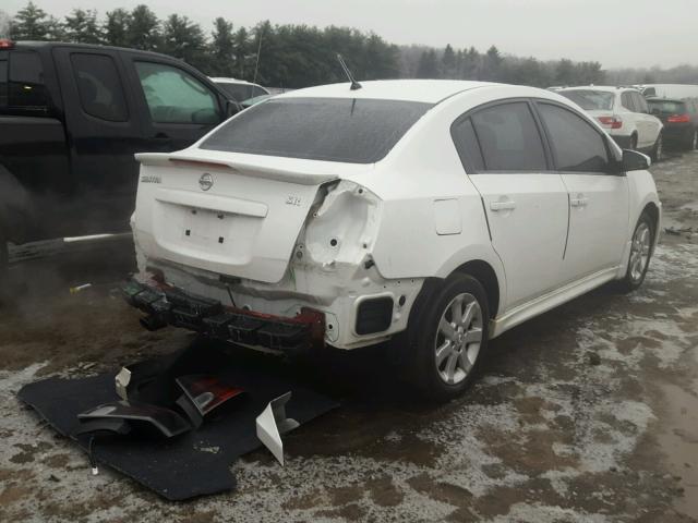 3N1AB6AP1BL675801 - 2011 NISSAN SENTRA 2.0 WHITE photo 4