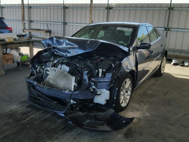 1G11C5SL8EF300883 - 2014 CHEVROLET MALIBU 1LT GRAY photo 2