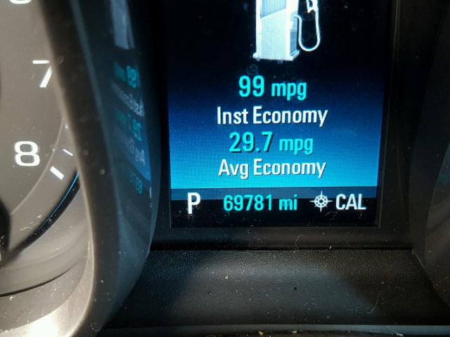 1G11C5SL8EF300883 - 2014 CHEVROLET MALIBU 1LT GRAY photo 8