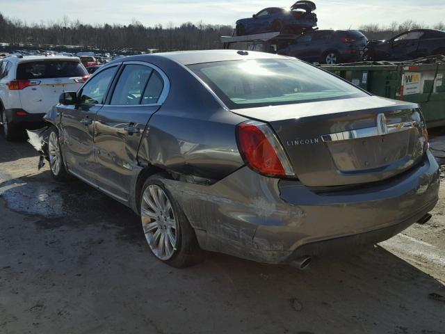 1LNHL9DRXBG606662 - 2011 LINCOLN MKS GRAY photo 3