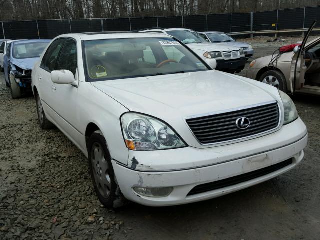 JTHBN30F230107960 - 2003 LEXUS LS 430 WHITE photo 1