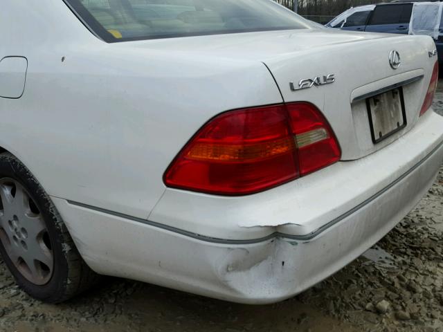 JTHBN30F230107960 - 2003 LEXUS LS 430 WHITE photo 9