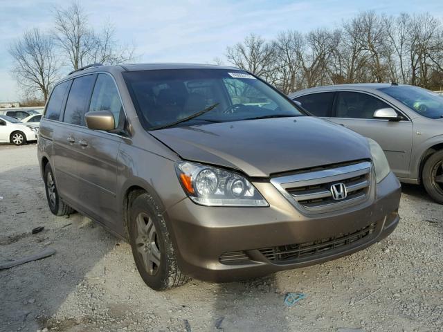 5FNRL38667B400391 - 2007 HONDA ODYSSEY EX GOLD photo 1