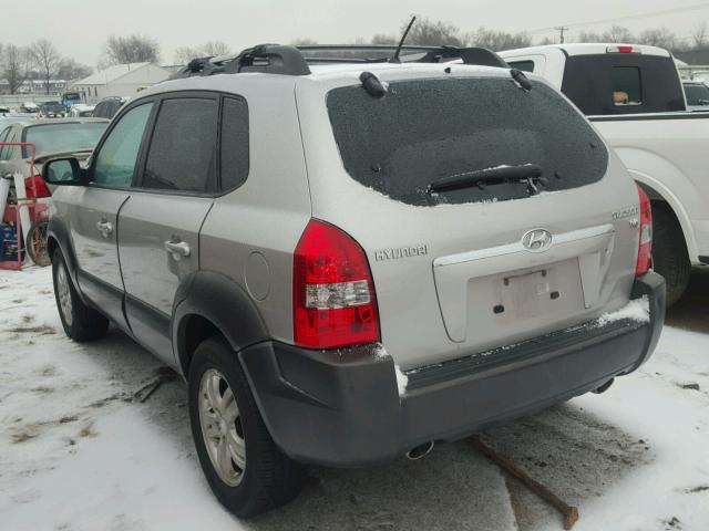 KM8JN12D46U344780 - 2006 HYUNDAI TUCSON GLS GRAY photo 3