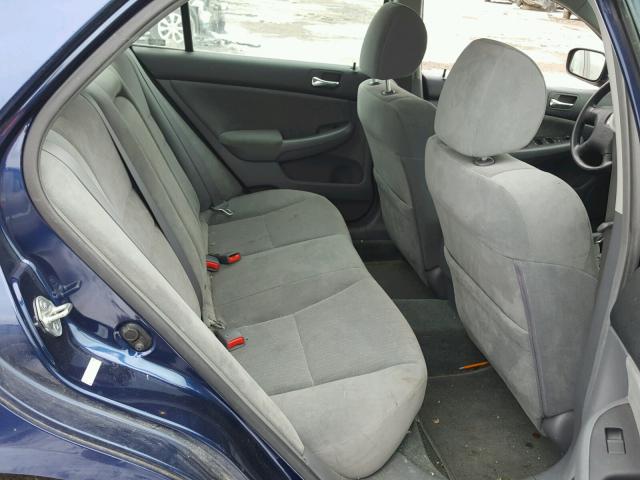 1HGCM56313A118932 - 2003 HONDA ACCORD LX BLUE photo 6