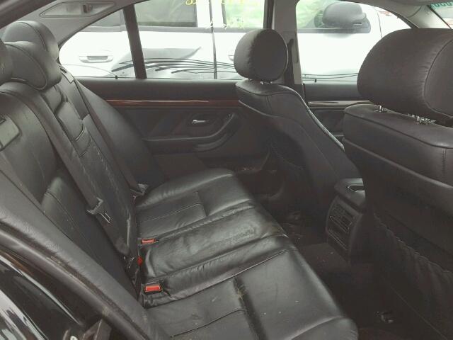 WBADT634X3CK29019 - 2003 BMW 530 I AUTO BLACK photo 6
