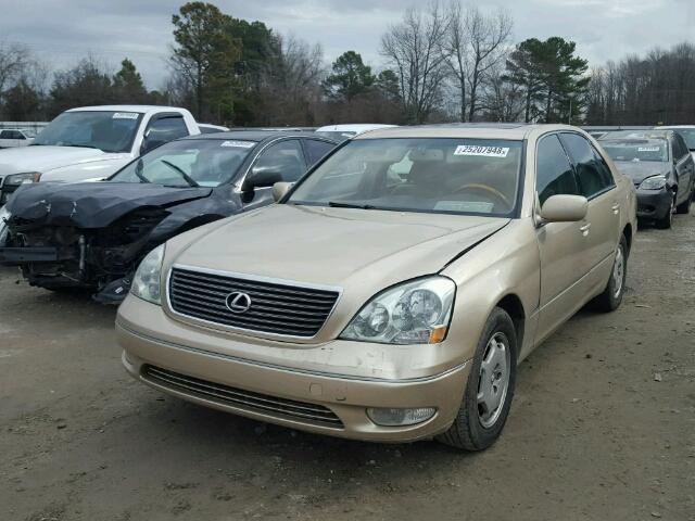 JTHBN30F020091997 - 2002 LEXUS LS 430 TAN photo 2