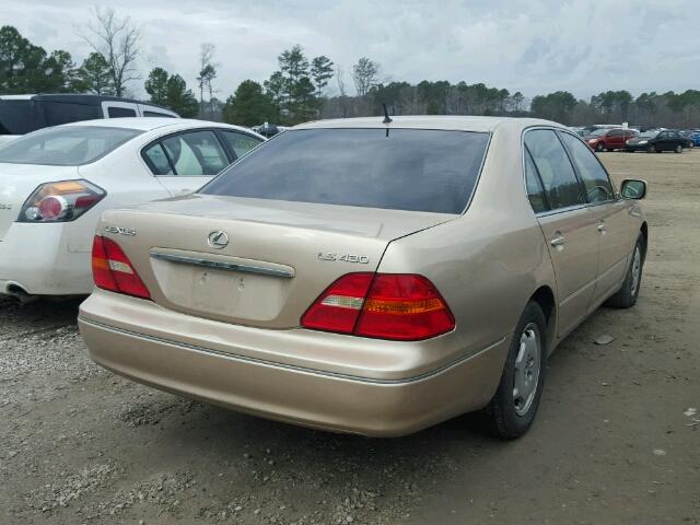 JTHBN30F020091997 - 2002 LEXUS LS 430 TAN photo 4