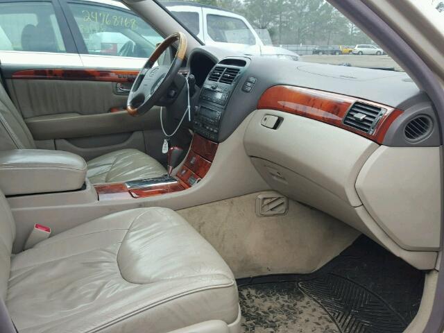 JTHBN30F020091997 - 2002 LEXUS LS 430 TAN photo 5