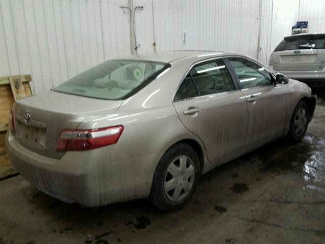 4T1BE46K27U566184 - 2007 TOYOTA CAMRY TAN photo 4