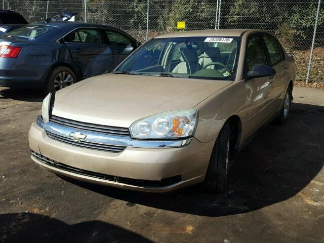 1G1ZT52885F270458 - 2005 CHEVROLET MALIBU LS GOLD photo 2