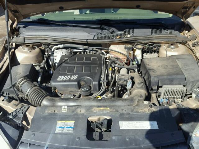 1G1ZT52885F270458 - 2005 CHEVROLET MALIBU LS GOLD photo 7