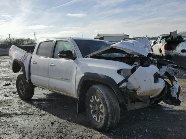 3TMCZ5AN0HM067796 - 2017 TOYOTA TACOMA DOU WHITE photo 1