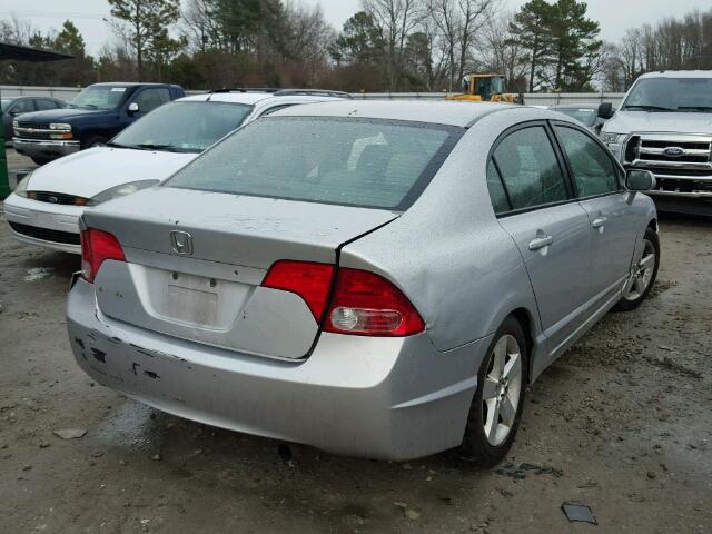 1HGFA16837L062724 - 2007 HONDA CIVIC EX SILVER photo 4