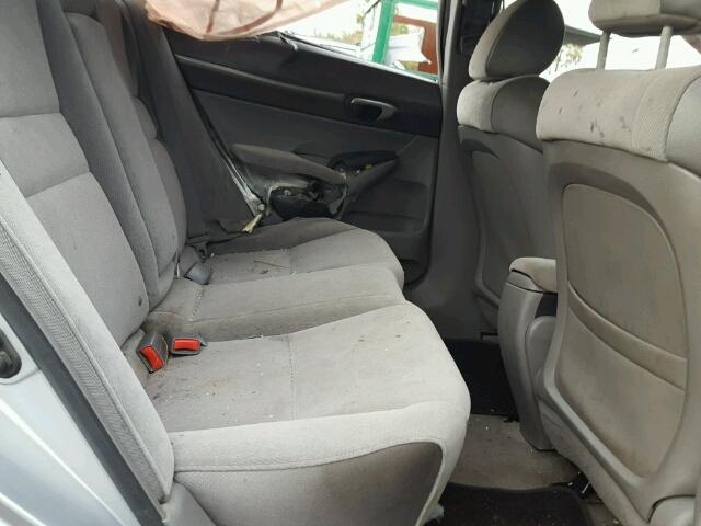 1HGFA16837L062724 - 2007 HONDA CIVIC EX ვერცხლისფერი ფოტო 6