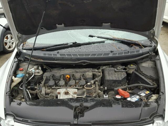 1HGFA16837L062724 - 2007 HONDA CIVIC EX SILVER photo 7