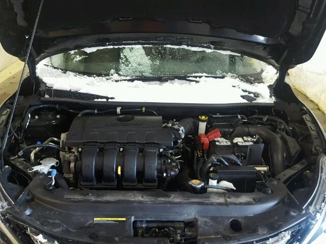 3N1AB7AP8HY265109 - 2017 NISSAN SENTRA S BLACK photo 7