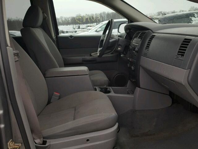 1D4HB38NX5F585966 - 2005 DODGE DURANGO ST GRAY photo 5