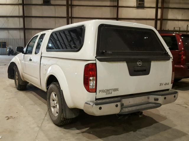 1N6AD0CW5DN736351 - 2013 NISSAN FRONTIER S WHITE photo 3