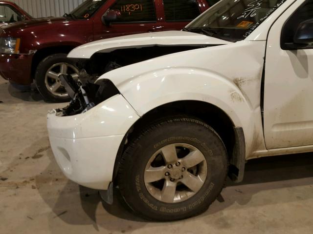 1N6AD0CW5DN736351 - 2013 NISSAN FRONTIER S WHITE photo 9