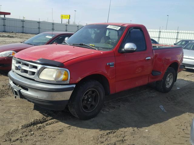 2FTZF0768WCA86367 - 1998 FORD F150 RED photo 2