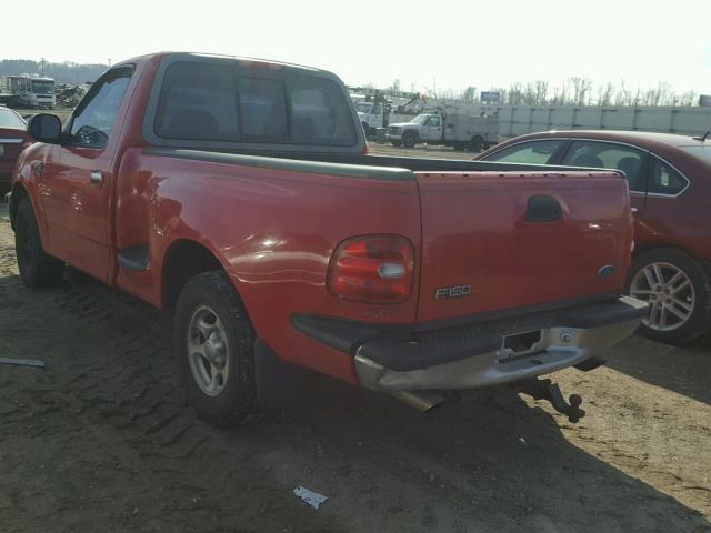 2FTZF0768WCA86367 - 1998 FORD F150 RED photo 3
