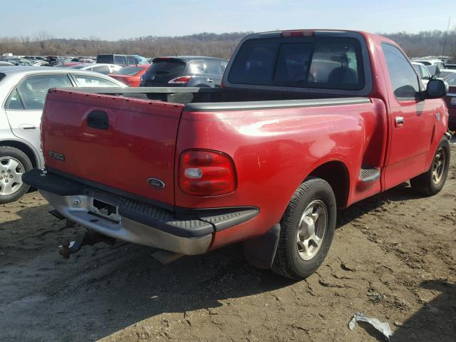 2FTZF0768WCA86367 - 1998 FORD F150 RED photo 4
