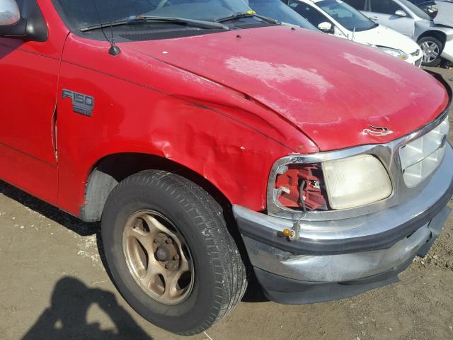 2FTZF0768WCA86367 - 1998 FORD F150 RED photo 9