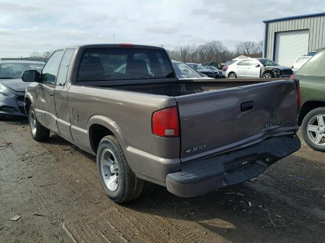 1GCCS1944WK247621 - 1998 CHEVROLET S TRUCK S1 BROWN photo 3