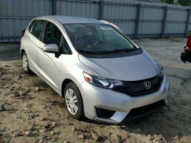 3HGGK5H5XFM730138 - 2015 HONDA FIT LX SILVER photo 1