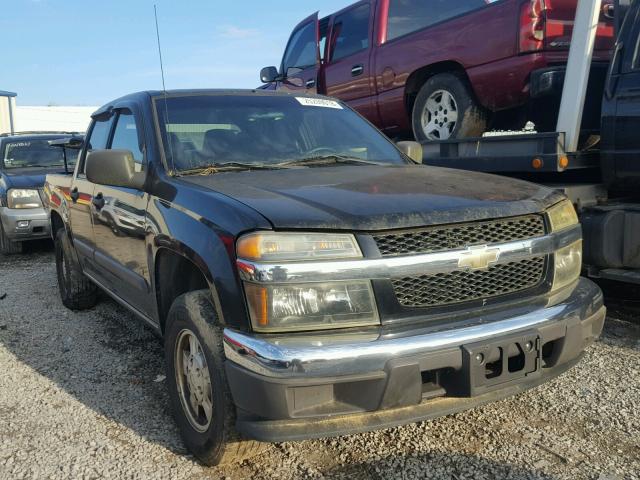 1GCCS136868120927 - 2006 CHEVROLET COLORADO BLACK photo 1