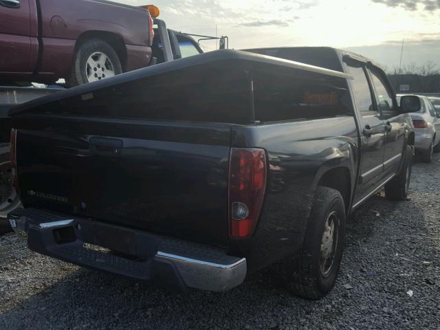 1GCCS136868120927 - 2006 CHEVROLET COLORADO BLACK photo 4