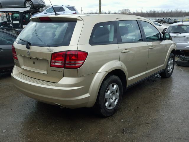 3D4PG4FBXAT194179 - 2010 DODGE JOURNEY SE TAN photo 4