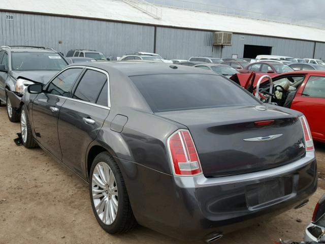 2C3CCAPG3DH551297 - 2013 CHRYSLER 300C LUXUR GRAY photo 3