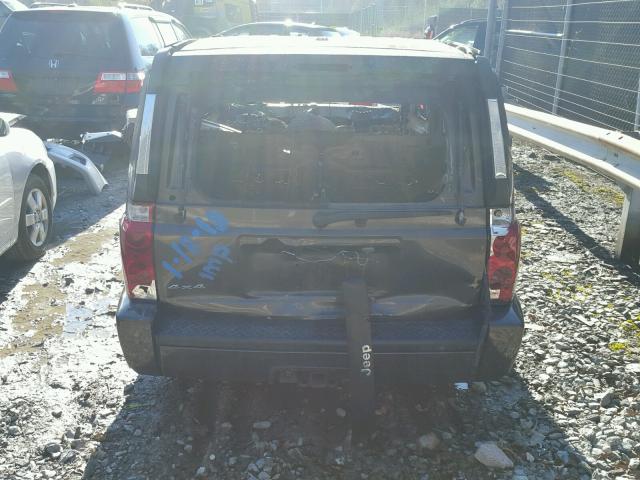 N0V1N25209158 - 2006 JEEP COMMANDER დამწვარი ფოტო 10