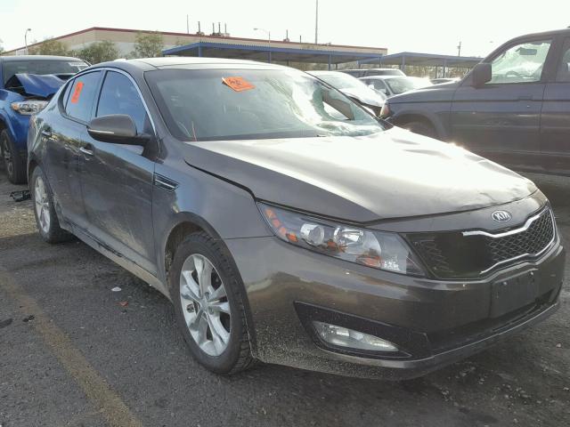 5XXGN4A71DG214356 - 2013 KIA OPTIMA EX GRAY photo 1