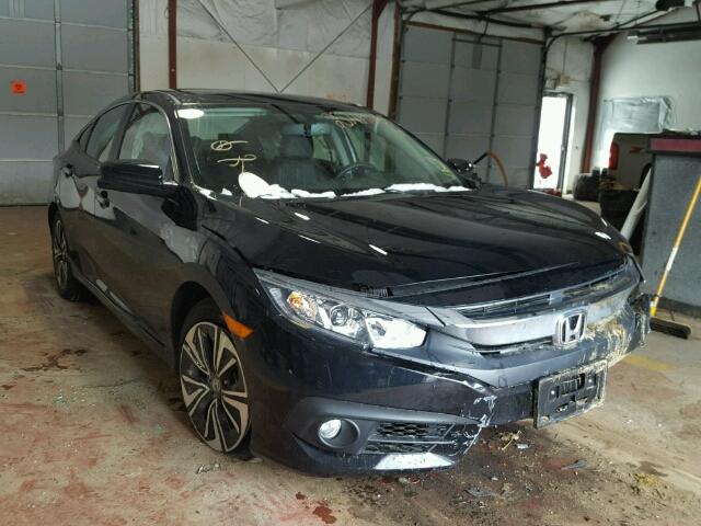 19XFC1F71HE214512 - 2017 HONDA CIVIC EXL BLACK photo 1