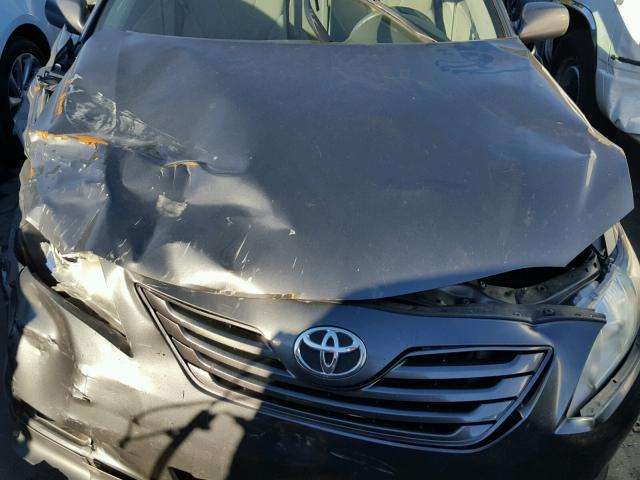 4T1BE46K48U224673 - 2008 TOYOTA CAMRY CE GRAY photo 7