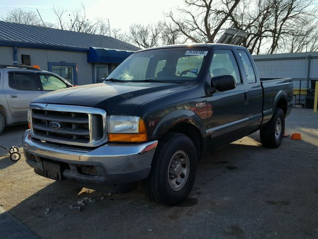 1FTNX20L31EC28229 - 2001 FORD F250 SUPER GREEN photo 2