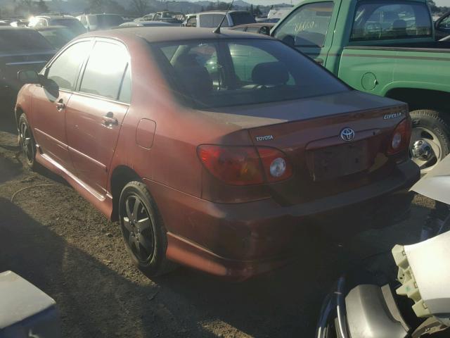 1NXBR32EX3Z104111 - 2003 TOYOTA COROLLA CE RED photo 3